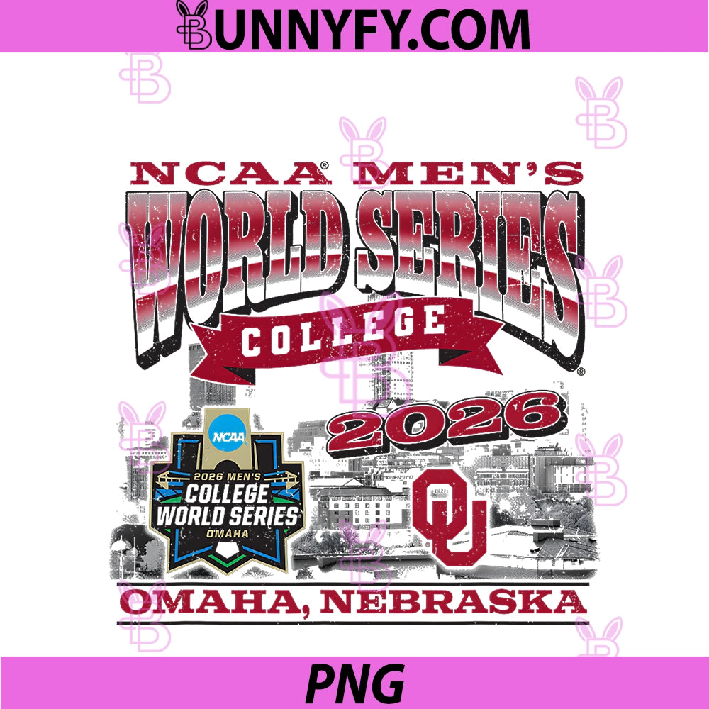 Oklahoma Baseball PNG, College World Series Hardwood Nil PNG