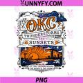 Oklahoma City PNG, Thunderstorms and Sunsets Landscape PNG