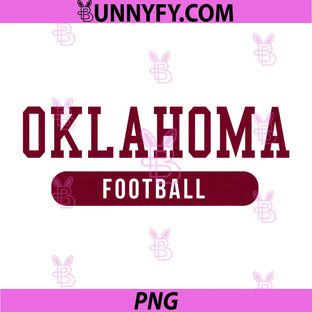 Oklahoma Football PNG, College Football Team Spirit PNG