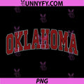 Oklahoma OK Vintage PNG, Athletic Sports Design Red Style 80s 90s PNG