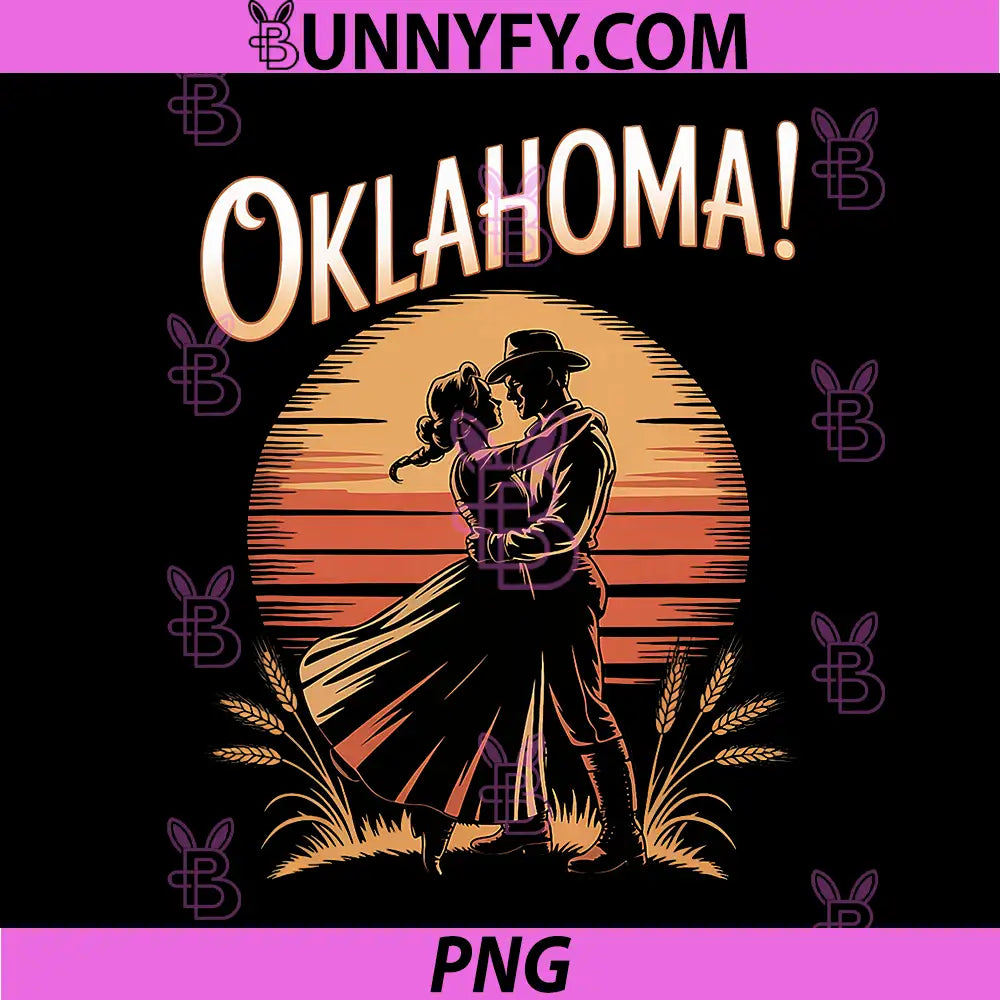 Oklahoma Retro PNG, Musical Theater Broadway Theatre PNG