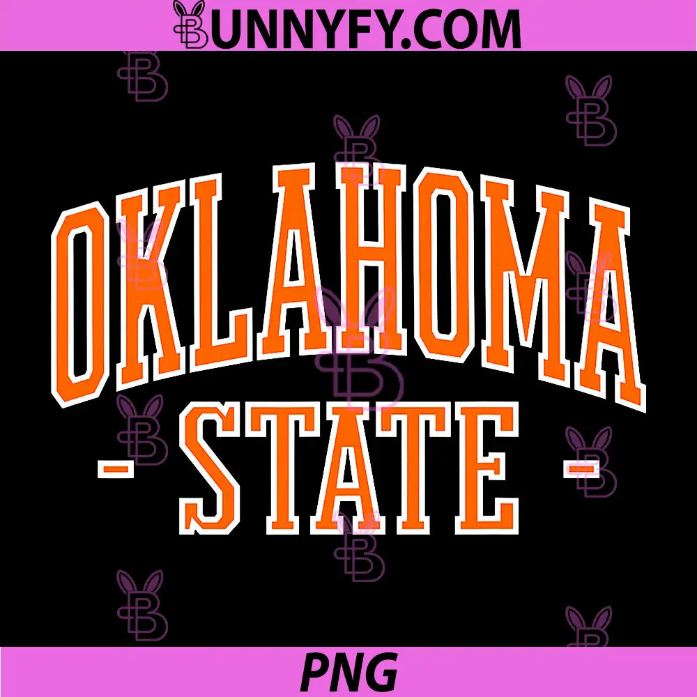 Oklahoma State PNG, Pride Classic Oklahoma Vintage PNG