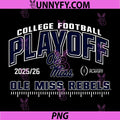 Ole Miss Rebels PNG, College Football Playoff CFP 2025-26 Red PNG
