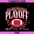 Ole Miss Rebels College Football Playoff PNG, Football Curve 2025 PNG