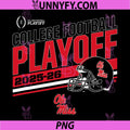 Ole Miss Rebels PNG, College Football Playoff Stripe 2025 PNG