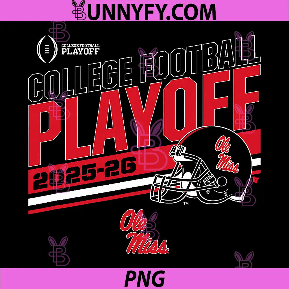 Ole Miss Rebels PNG, College Football Playoff Stripe 2025 PNG