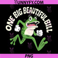 One Big Beautiful Bill Frog Cartoon PNG, One Big Beautiful Bill Funny PNG