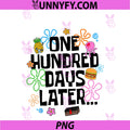 One Hundred Days Later PNG, 100 Days Of School Student Teacher PNG