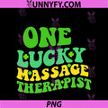 One Lucky Massage Therapist PNG, Funny St Patrick's Day PNG