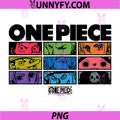 One Piece Anime PNG, Character Eyes Colorful Pop Art Grid PNG