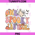 One Spooky Lab Tech PNG, Halloween Ghost Cute PNG