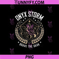 Onyx Storm Dragon Crest Art PNG, Brave The Dark Fantasy Emblem PNG