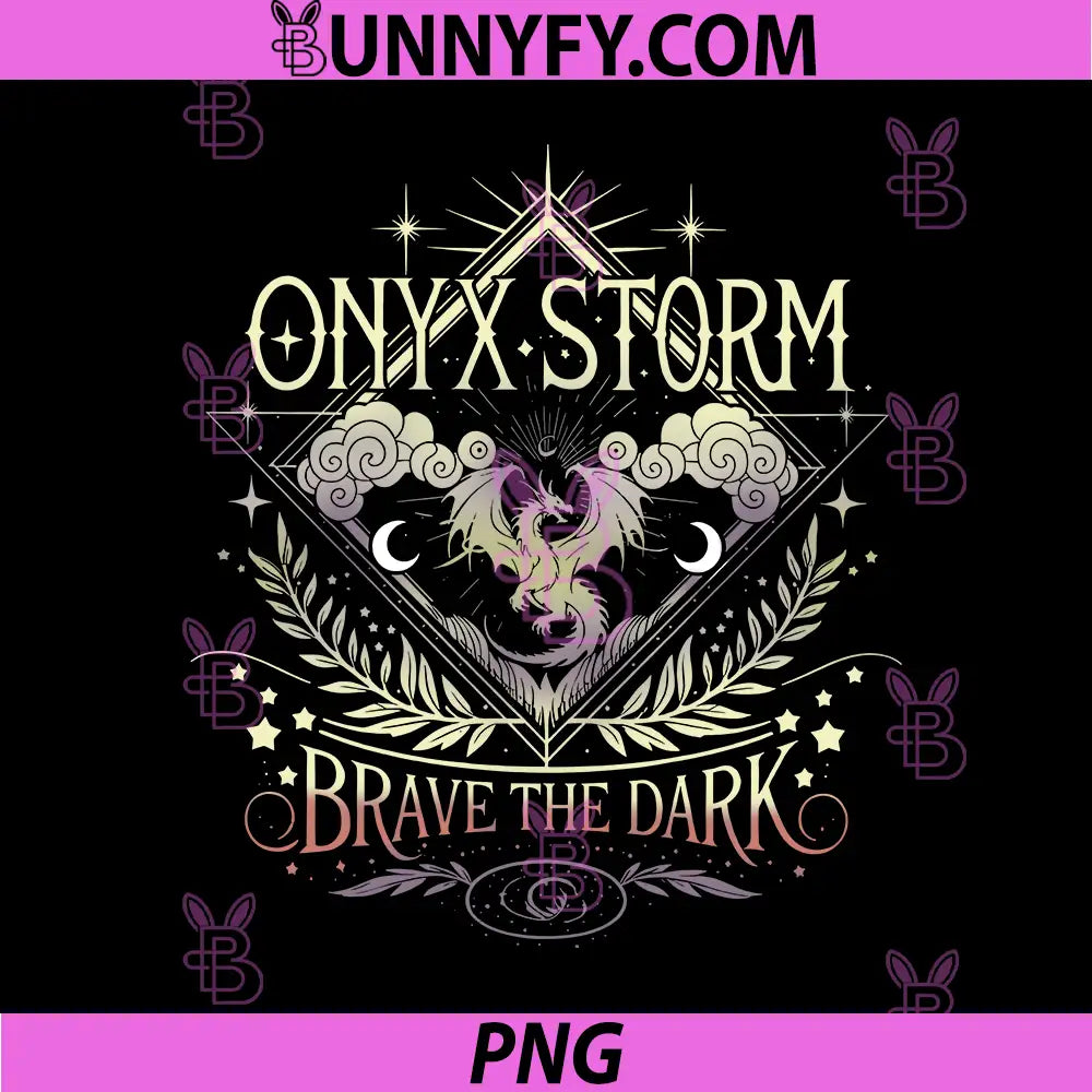 Onyx Storm Mystic Dragon Emblem Brave The Dark PNG, Fantasy Moon Cloud Crest PNG