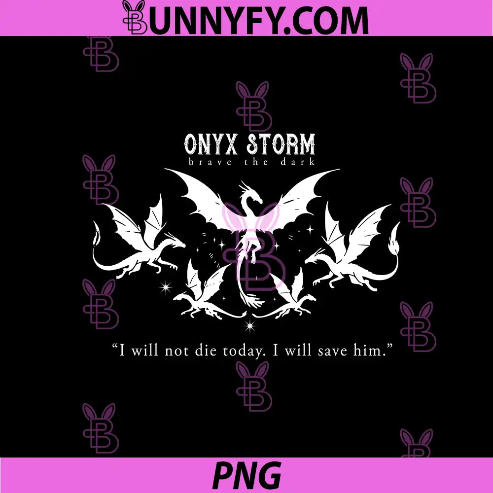 Onyx Storm Brave The Dark Flying Dragons PNG, I Will Save Him Fantasy PNG