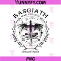 Basgiath War College Dragon Sigil PNG, Dragon Rider Fantasy Emblem PNG