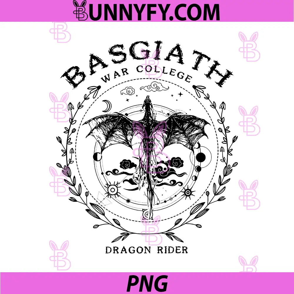 Basgiath War College Dragon Sigil PNG, Dragon Rider Fantasy Emblem PNG