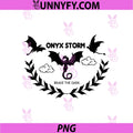 Onyx Storm Dragon Head Silhouette PNG, Brave The Dark Art PNG