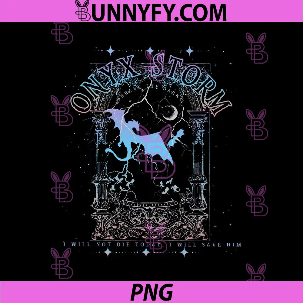 Onyx Storm Lightning Dragon Silhouette PNG, Dark Fantasy Art PNG