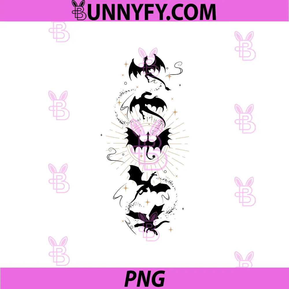 Vertical Fantasy Dragon Silhouette PNG, Minimal Magical Dragon Art PNG