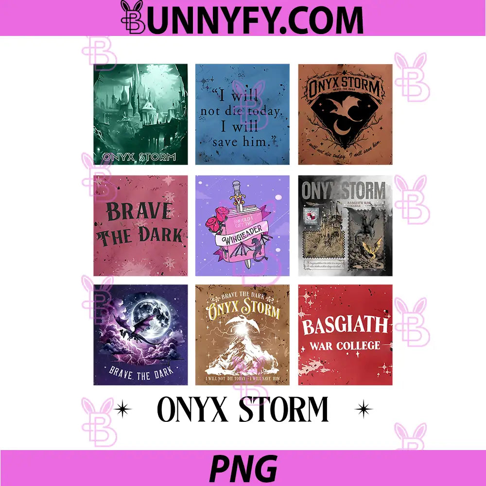 Onyx Storm Bookish Art Collection PNG, I Will Save Him PNG