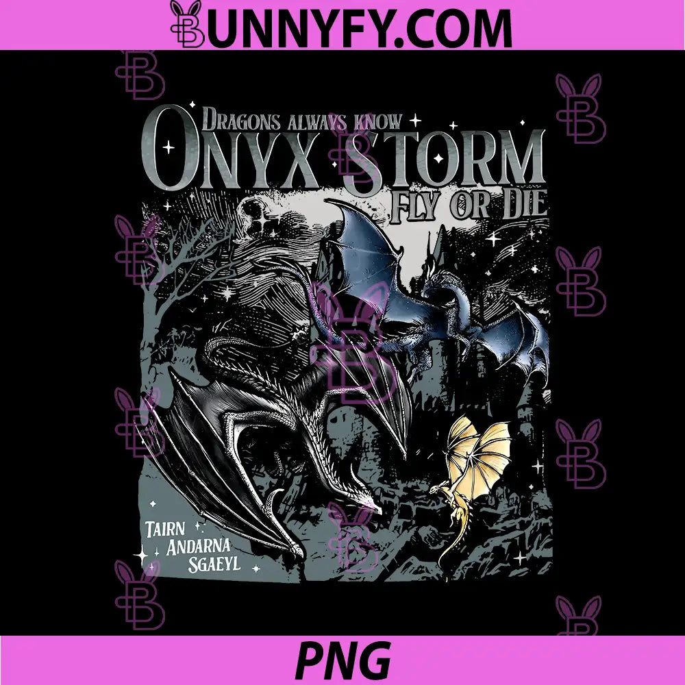 Onyx Storm Dragons Always Know PNG, Tairn Andarna Art PNG