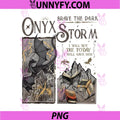 Onyx Storm Gothic Dragon Scene PNG, I Will Save Him PNG