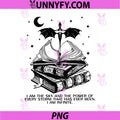 Dragon Rising From Book Quote PNG, Fantasy Bookish Art PNG