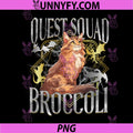 Quest Squad Broccoli Cat Design PNG, Dragon Squad PNG