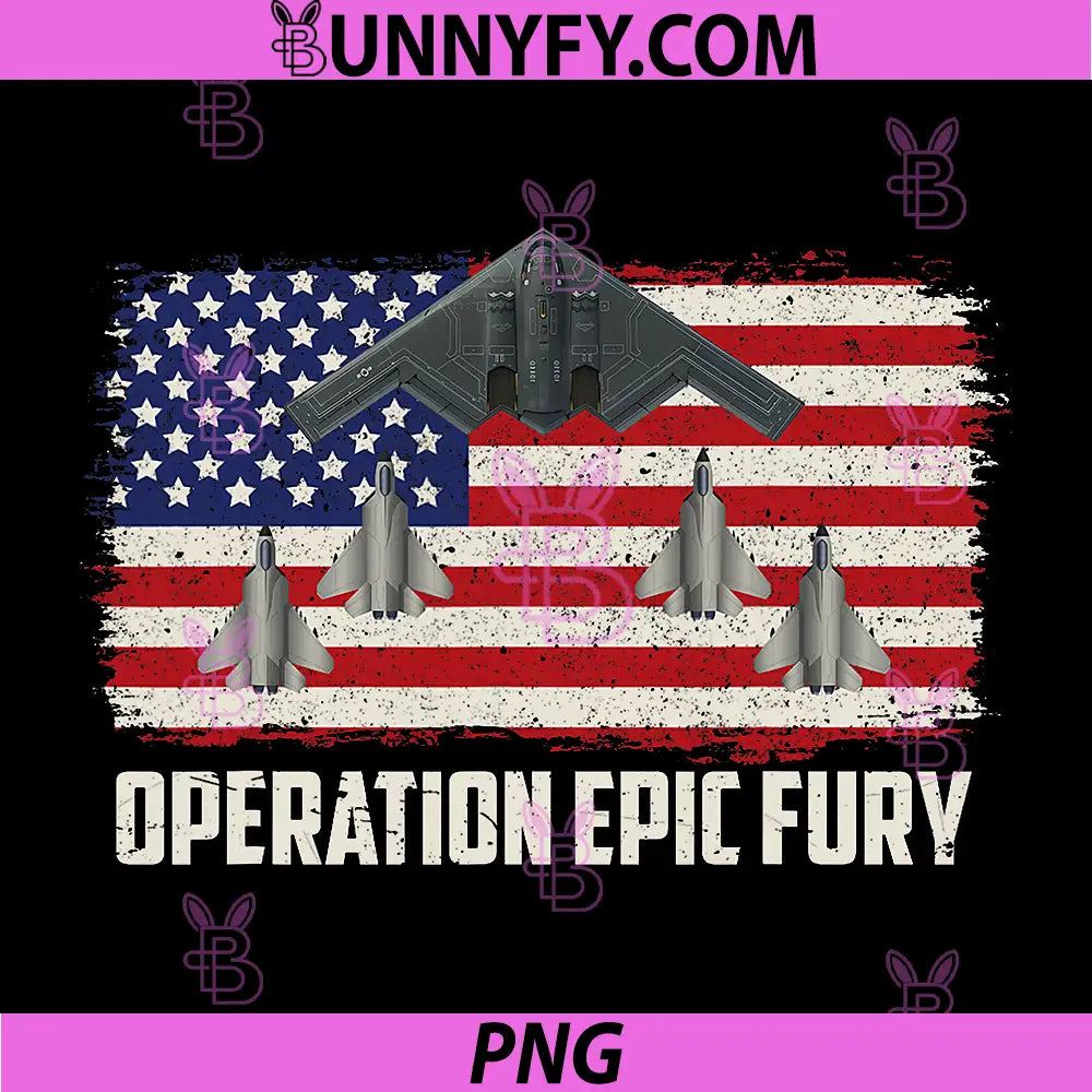 Operation Epic Fury PNG, American Flag PNG