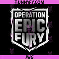 Operation Epic Fury PNG, Logo Design PNG