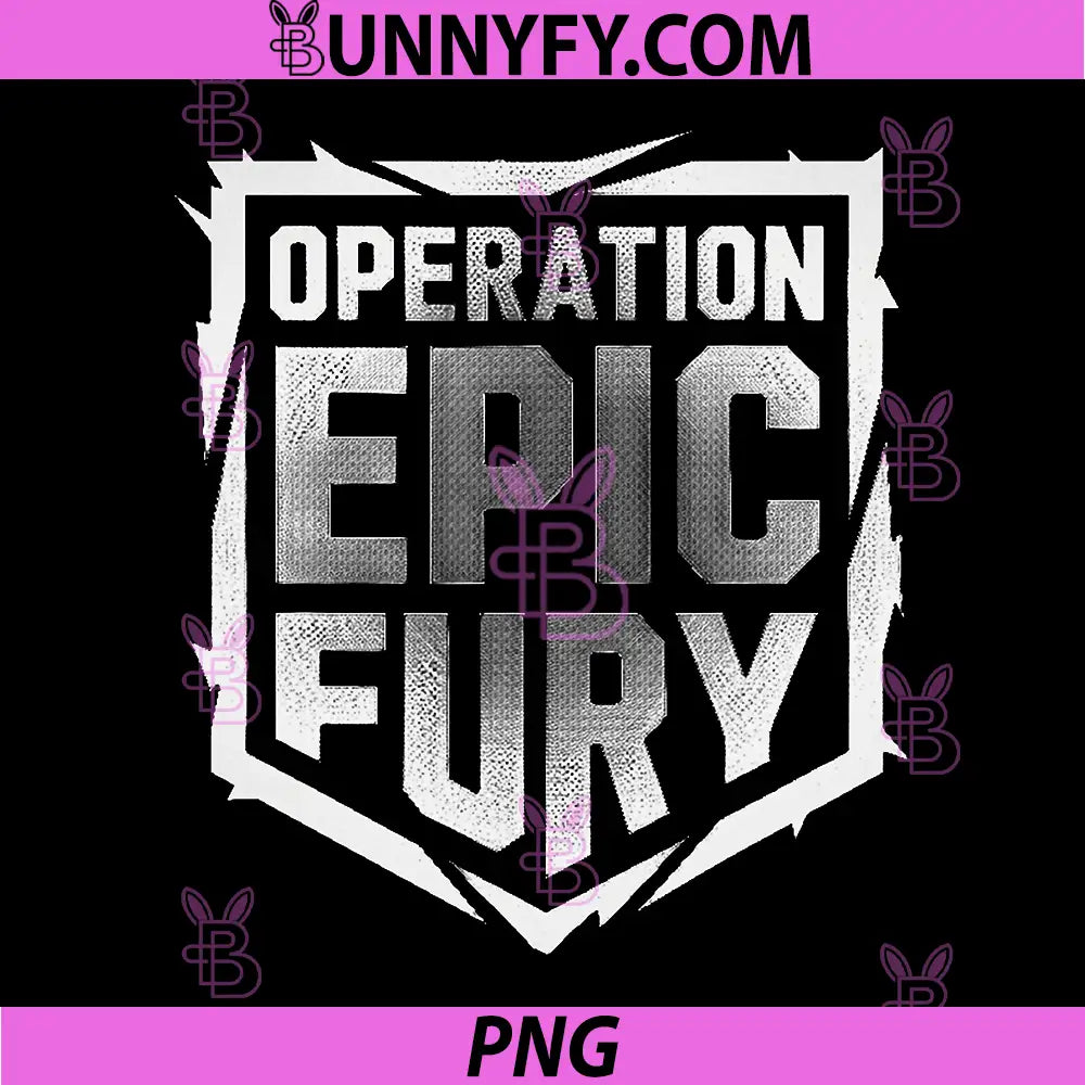 Operation Epic Fury PNG, Logo Design PNG