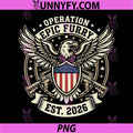 Epic Fury American Flag PNG, Patriotic Thin Red Line Design PNG