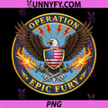 Operation Epic Fury PNG, USA Flag Patriotic Eagle PNG