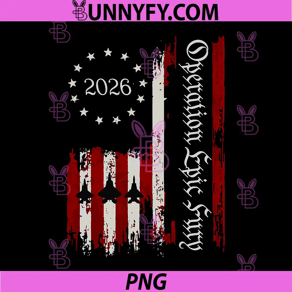 Operation 27 We The People Epic Fury PNG, USA Bomber Jet PNG