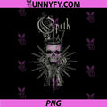 Opeth Crown Skull Gothic Art PNG, Dark Metal Band Art PNG