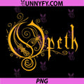 Opeth Golden Ornate Logo Art PNG, Opeth Gothic Band Logo PNG