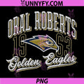 Oral Roberts University ORU PNG, Golden Eagles Vintage Script PNG
