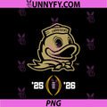Oregon Ducks 2025-26 PNG, College Football Playoff Logo PNG