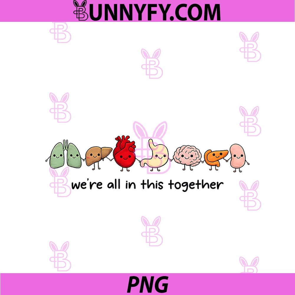 Organ Friends Cute PNG, Healthcare Nurse Medical Student Anatomy PNG