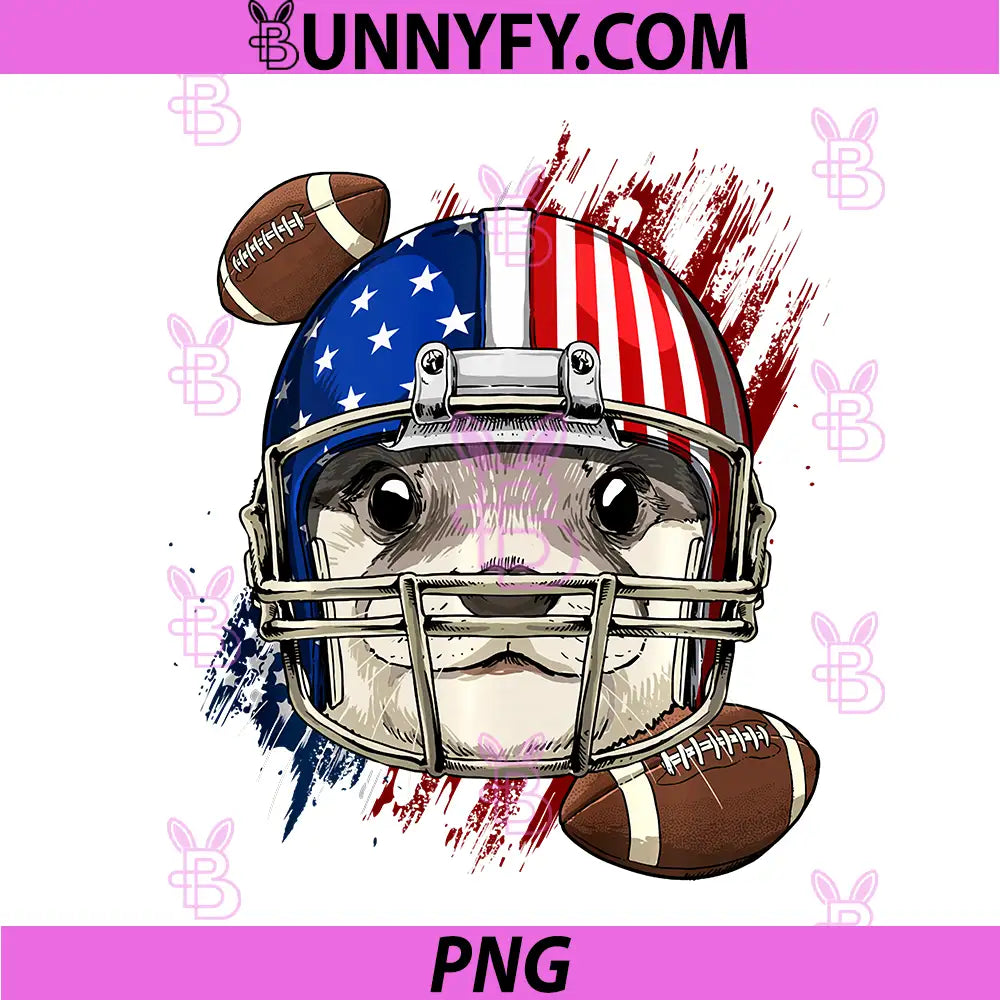Otter American Football Otter PNG, Lovers USA Flag Performance PNG