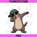 Otter Dab Meme Animal Dance PNG, Funny PNG