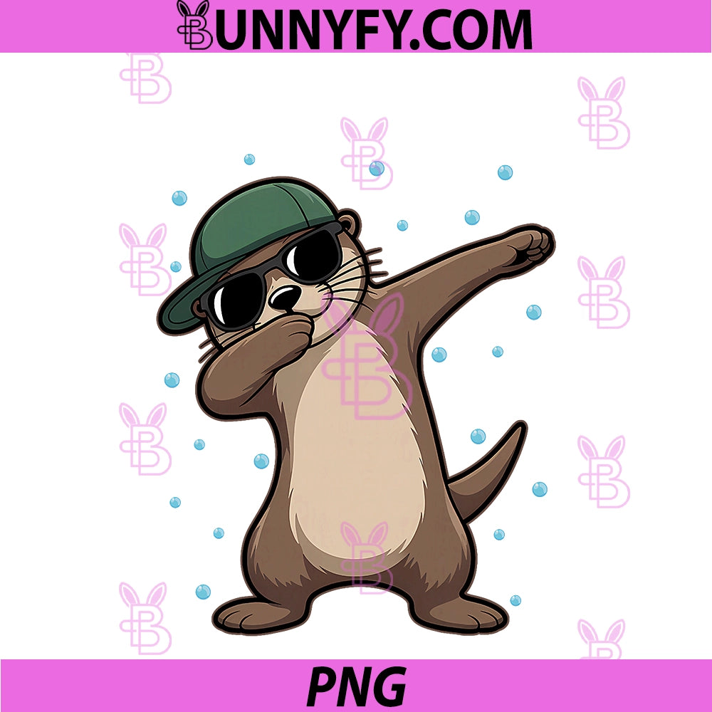 Otter Dab Meme Animal Dance PNG, Funny PNG