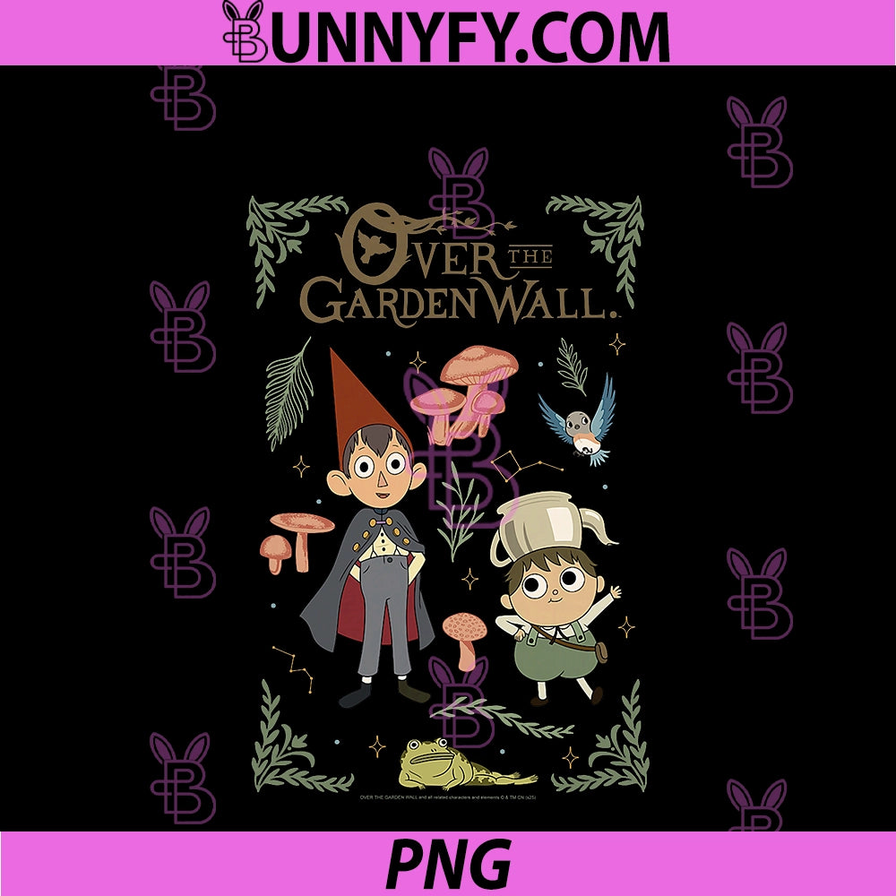 Over The Garden Wall PNG, Character Cottagecore Collage Cartoon PNG