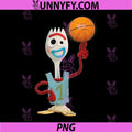 PIXAR Disney Toy Story PNG, Forky Basketball PNG