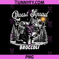 Quest Squad Broccoli Cat Adventure PNG, Fantasy Quest Cat Art PNG