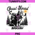 Quest Squad Broccoli Adventurer Cat PNG, Cute Fantasy Cat PNG