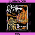 Quest Squad Broccoli Cat Fantasy Castle PNG, Adventure Quest Art PNG