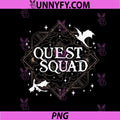 Quest Squad Dark Fantasy Emblem PNG, Dragon Symbol Art PNG