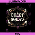 Quest Squad Dragon Symbol Emblem PNG, Fantasy Cloud Badge PNG