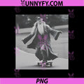 Wizard On Skateboard PNG, Harry Potter Inspired Humor Art PNG